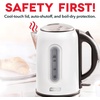 image:imageDash Rapid Kettle  17L Electric Kettle for Boiling Water 1500W Rapid Boil Auto ShutOff SoftOpen Lid CoolTouch Handle EasyView Window Hot Water Boiler for Coffee and TeaMatte White