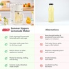 image:imageDash Summer Sippers Lemonade Maker amp Electric Citrus Juicer  Dissolves Sugar Juices Over Ice  Lemon Squeezer Machine  Make Fresh Orange amp Lemon Juice  Two 32oz Pitchers amp Infuser CylindersLemonade  Citrus Juicer