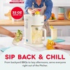 image:imageDash Summer Sippers Lemonade Maker amp Electric Citrus Juicer  Dissolves Sugar Juices Over Ice  Lemon Squeezer Machine  Make Fresh Orange amp Lemon Juice  Two 32oz Pitchers amp Infuser CylindersLemonade  Citrus Juicer
