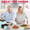 image:imageDash TastiCrisp Air Fryer  AirCrisp Technology  Compact Design with Adjustable Temperature Control  Nonstick Fry Basket amp Auto ShutOff Feature  26 Quarts  BlackAqua