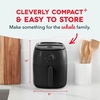 image:imageDash TastiCrisp Air Fryer  AirCrisp Technology  Compact Design with Adjustable Temperature Control  Nonstick Fry Basket amp Auto ShutOff Feature  26 Quarts  BlackBlack