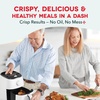 image:imageDash TastiCrisp Air Fryer  AirCrisp Technology  Compact Design with Adjustable Temperature Control  Nonstick Fry Basket amp Auto ShutOff Feature  26 Quarts  BlackWhite
