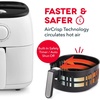 image:imageDash TastiCrisp Air Fryer  AirCrisp Technology  Compact Design with Adjustable Temperature Control  Nonstick Fry Basket amp Auto ShutOff Feature  26 Quarts  BlackWhite