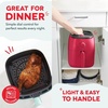 image:imageDash TastiCrisp Air Fryer  AirCrisp Technology  Compact Design with Adjustable Temperature Control  Nonstick Fry Basket amp Auto ShutOff Feature  26 Quarts  BlackRed