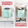 image:imageDash TastiCrisp Air Fryer  AirCrisp Technology  Compact Design with Adjustable Temperature Control  Nonstick Fry Basket amp Auto ShutOff Feature  26 Quarts  BlackAqua