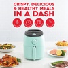 image:imageDash TastiCrisp Air Fryer  AirCrisp Technology  Compact Design with Adjustable Temperature Control  Nonstick Fry Basket amp Auto ShutOff Feature  26 Quarts  BlackAqua