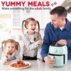 image:imageDash TastiCrisp Air Fryer  AirCrisp Technology  Compact Design with Adjustable Temperature Control  Nonstick Fry Basket amp Auto ShutOff Feature  26 Quarts  BlackAqua
