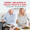 image:imageDash TastiCrisp Air Fryer  AirCrisp Technology  Compact Design with Adjustable Temperature Control  Nonstick Fry Basket amp Auto ShutOff Feature  26 Quarts  BlackGrey