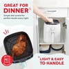 image:imageDash TastiCrisp Air Fryer  AirCrisp Technology  Compact Design with Adjustable Temperature Control  Nonstick Fry Basket amp Auto ShutOff Feature  26 Quarts  BlackWhite