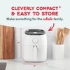 image:imageDash TastiCrisp Air Fryer  AirCrisp Technology  Compact Design with Adjustable Temperature Control  Nonstick Fry Basket amp Auto ShutOff Feature  26 Quarts  BlackWhite