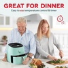 image:imageDash TastiCrisp Air Fryer  AirCrisp Technology  Compact Design with Adjustable Temperature Control  Nonstick Fry Basket amp Auto ShutOff Feature  26 Quarts  BlackAqua