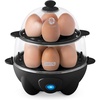 image:imageDash Deluxe Egg Cooker  Boiler Poacher amp Steamer  Includes Measuring amp Recipe Guide  Dishwasher Safe  BPA Free  Holds 12 Eggs WhiteBlack