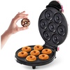 image:imageDash Express Mini Donut Maker  Homemade Dessert Maker  Features DoubleSided NonStick Surface amp SpaceSaving Design  Makes 7  AquaWhite