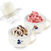 image:imageDash My Mug Ice Cream Maker  Makes Single Serving of Gelato Frozen Yogurt Sorbet amp More  Easy to Clean amp Use  Aqua 2 BowlsDisney Mickey and Minnie