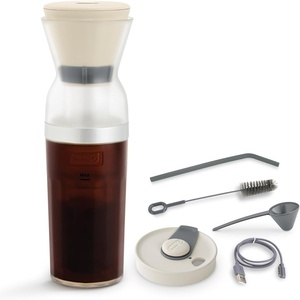 image:imageDASH Brew2Go Portable Cold Brew Coffee Maker  Rapid Electric Cold Brew Machine for Personal Iced Coffee amp Iced Tea Reusable Filter USB Rechargeable for Home Office amp TravelCream