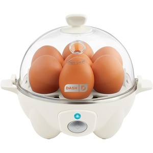 image:imageDASH Rapid Egg Cooker 7 Egg Capacity Electric Egg Cooker for Hard Boiled Eggs Poached Eggs Scrambled Eggs or OmeletsCream