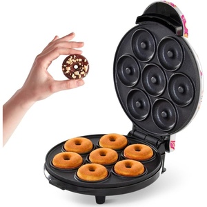 image:imageDash Express Mini Donut Maker  Homemade Dessert Maker  Features DoubleSided NonStick Surface amp SpaceSaving Design  Makes 7  AquaWhite