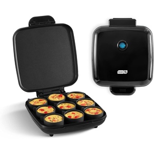 image:imageDash Family Size Egg Bite Maker  Electric Egg Bite Maker with NonStick Silicone Cups  SpaceSaving Design amp Quick Cleanup  Make Sandwiches Healthy Snacks amp Desserts  9 Servings AquaBlack