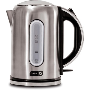 image:imageDash Rapid Kettle  17L Electric Kettle for Boiling Water 1500W Rapid Boil Auto ShutOff SoftOpen Lid CoolTouch Handle EasyView Window Hot Water Boiler for Coffee and TeaStainless