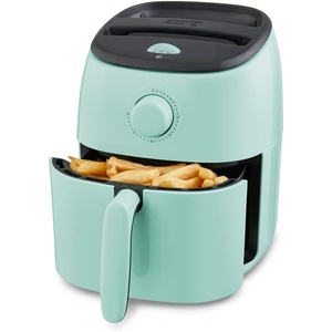 image:imageDash TastiCrisp Air Fryer  AirCrisp Technology  Compact Design with Adjustable Temperature Control  Nonstick Fry Basket amp Auto ShutOff Feature  26 Quarts  BlackAqua