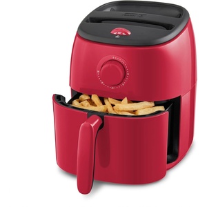 image:imageDash TastiCrisp Air Fryer  AirCrisp Technology  Compact Design with Adjustable Temperature Control  Nonstick Fry Basket amp Auto ShutOff Feature  26 Quarts  BlackRed