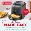 image:imageDASH Flip amp Fry 2in1 Grill  Air Fryer 3 QTForged Iron