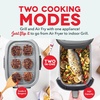 image:imageDASH Flip amp Fry 2in1 Grill  Air Fryer 3 QTForged Iron