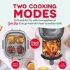 image:imageDASH Flip amp Fry 2in1 Grill  Air Fryer 3 QTForged Iron