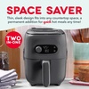 image:imageDASH Flip amp Fry 2in1 Grill  Air Fryer 3 QTForged Iron
