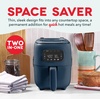 image:imageDASH Flip amp Fry 2in1 Grill  Air Fryer 3 QTNavy