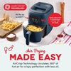 image:imageDASH Flip amp Fry 2in1 Grill  Air Fryer 3 QTNavy
