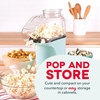 image:imageDASH Fresh Pop Popcorn Maker  OilFree Air Popcorn Popper  With Measuring Cup amp Recipe Guide  Perfect for Movie Nights  16 Cups RedAqua