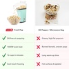 image:imageDASH Fresh Pop Popcorn Maker  OilFree Air Popcorn Popper  With Measuring Cup amp Recipe Guide  Perfect for Movie Nights  16 Cups RedAqua