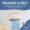 image:imageDASH Fresh Pop Popcorn Maker  OilFree Air Popcorn Popper  With Measuring Cup amp Recipe Guide  Perfect for Movie Nights  16 Cups RedLight Blue Stitch