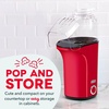 image:imageDASH Fresh Pop Popcorn Maker  OilFree Air Popcorn Popper  With Measuring Cup amp Recipe Guide  Perfect for Movie Nights  16 Cups RedRed