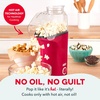 image:imageDASH Fresh Pop Popcorn Maker  OilFree Air Popcorn Popper  With Measuring Cup amp Recipe Guide  Perfect for Movie Nights  16 Cups RedRed