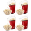 image:imageDASH Fresh Pop Popcorn Maker  OilFree Air Popcorn Popper  With Measuring Cup amp Recipe Guide  Perfect for Movie Nights  16 Cups RedRed