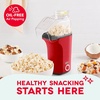 image:imageDASH Fresh Pop Popcorn Maker  OilFree Air Popcorn Popper  With Measuring Cup amp Recipe Guide  Perfect for Movie Nights  16 Cups RedRed