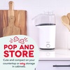 image:imageDASH Fresh Pop Popcorn Maker  OilFree Air Popcorn Popper  With Measuring Cup amp Recipe Guide  Perfect for Movie Nights  16 Cups RedWhite