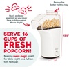 image:imageDASH Fresh Pop Popcorn Maker  OilFree Air Popcorn Popper  With Measuring Cup amp Recipe Guide  Perfect for Movie Nights  16 Cups RedWhite