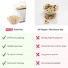 image:imageDASH Fresh Pop Popcorn Maker  OilFree Air Popcorn Popper  With Measuring Cup amp Recipe Guide  Perfect for Movie Nights  16 Cups RedWhite