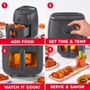image:imageDash 26QT Infrared Digital Small Air Fryer  Compact Air Fryer with Safe Ceramic Nonstick Viewing Window 2 Custom Presets amp Auto Shake Reminder  Dishwasher Safe Parts26qt Analog
