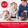 image:imageDash 26QT Infrared Digital Small Air Fryer  Compact Air Fryer with Safe Ceramic Nonstick Viewing Window 2 Custom Presets amp Auto Shake Reminder  Dishwasher Safe Parts26qt Analog