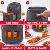 image:imageDash 26QT Infrared Digital Small Air Fryer  Compact Air Fryer with Safe Ceramic Nonstick Viewing Window 2 Custom Presets amp Auto Shake Reminder  Dishwasher Safe Parts26qt Digital