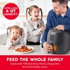 image:imageDash 26QT Infrared Digital Small Air Fryer  Compact Air Fryer with Safe Ceramic Nonstick Viewing Window 2 Custom Presets amp Auto Shake Reminder  Dishwasher Safe Parts6qt Digital