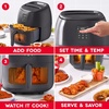 image:imageDash 26QT Infrared Digital Small Air Fryer  Compact Air Fryer with Safe Ceramic Nonstick Viewing Window 2 Custom Presets amp Auto Shake Reminder  Dishwasher Safe Parts6qt Digital