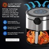 image:imageDash AirCrisp Pro Digital Air Fryer  Adjustable Temperature Control  Auto ShutOff Feature amp Multiple Presets  Removable Crisper Basket  6 Quarts  SilverStainless Steel