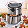 image:imageDash AirCrisp Pro Digital Air Fryer  Adjustable Temperature Control  Auto ShutOff Feature amp Multiple Presets  Removable Crisper Basket  6 Quarts  SilverStainless Steel
