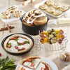 image:imageDash Compact Air Fryer Accessories  MultiPurpose PTFE Nonstick Accessories Kit  EasytoClean amp SpaceSaving Design  Includes Pizza Pan Baking Dish Skewers amp Cooking RackBlack  silver