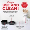 image:imageDash Compact Air Fryer Accessories  MultiPurpose PTFE Nonstick Accessories Kit  EasytoClean amp SpaceSaving Design  Includes Pizza Pan Baking Dish Skewers amp Cooking RackBLACK WITH SILVER